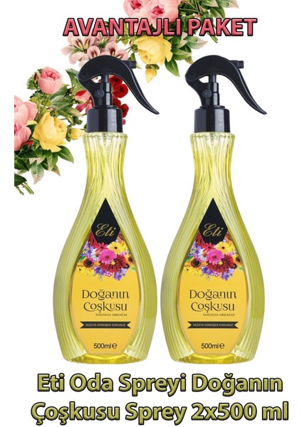 Oda Spreyi Doğanın Çoşkusu Sprey 500 ml 2 Adet