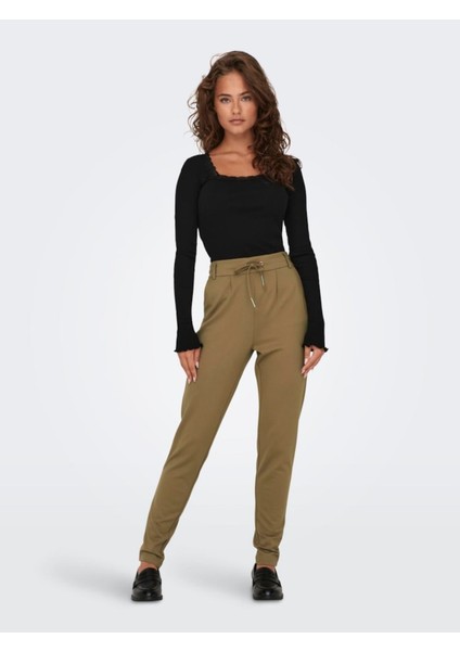 Onlpoptrash Lıfe Easy Col Pant Pnt Noos Kadın Kahverengi Pantolon - 15115847 modelleri