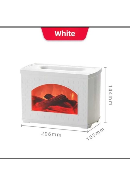 3D Şömine Hava Nemlendirici 240 ml Ateş Görünümlü Nemlendirici Difüzör Buhar Makinesi modelleri
