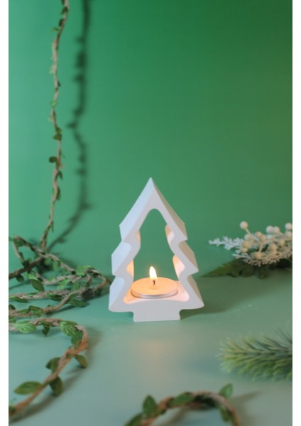 Dekoratif Çam Ağacı Tealight Hediyeli Yılbaşı Temalı fiyatları