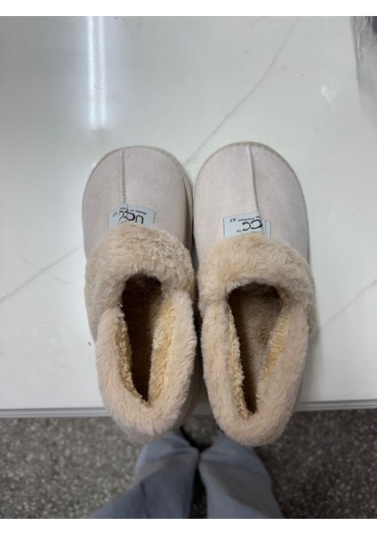 Unisex Içi Yünlü Kışlık Panduf- Eva Taban Ev Botu- Ayakkabısı