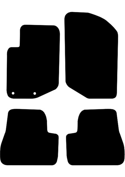 Peugeot 207 2006 ve Sonrası Uyumlu Lacasa Velur Halı Paspas fiyatları