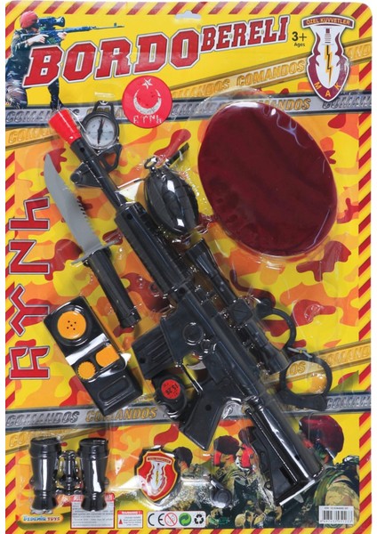 Bordo Bereli Oyuncak Asker Seti fiyatları