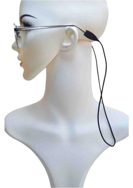 Yetişkin Slikon Gözlük Ipi Siyah