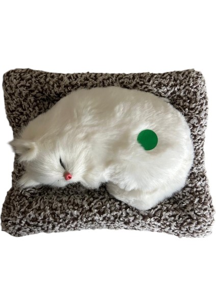 Sesli Uyuyan Kedi Oyuncağı – Miyavlayan Kedi Pelüş Uyuyan Kedi indirimleri