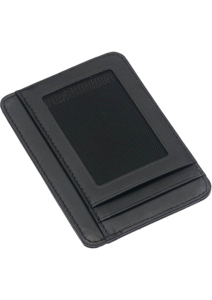 Hakiki Eskitme Deri Mıknatıslı Unisex Kartlık - Antrasit indirimleri