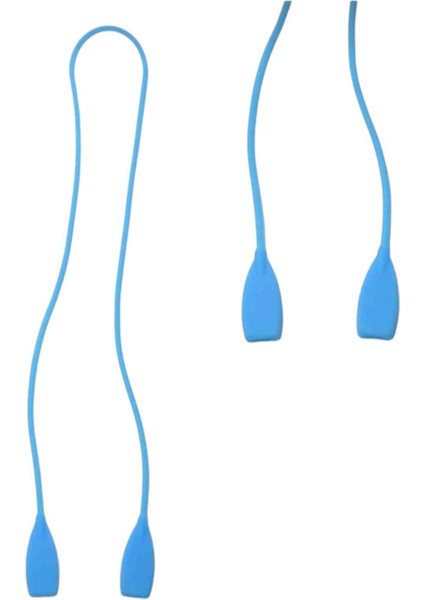 Yetişkin Slikon Gözlük Ipi Açık Mavi