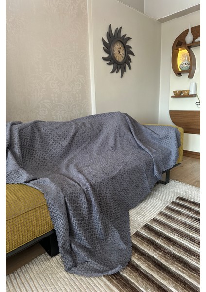 Kadife Şönil Koltuk Örtüsü, Kaymaz Kanepe Örtüsü, Koltuk Şalı (180 x 220CM) fiyatları