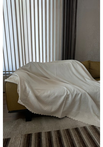 Kadife Şönil Koltuk Örtüsü, Kaymaz Kanepe Örtüsü, Koltuk Şalı (180 x 220CM)