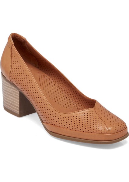 Taba Hakiki Deri Kadın Topuklu Ayakkabı - K24I1AY67104-A29 indirimleri
