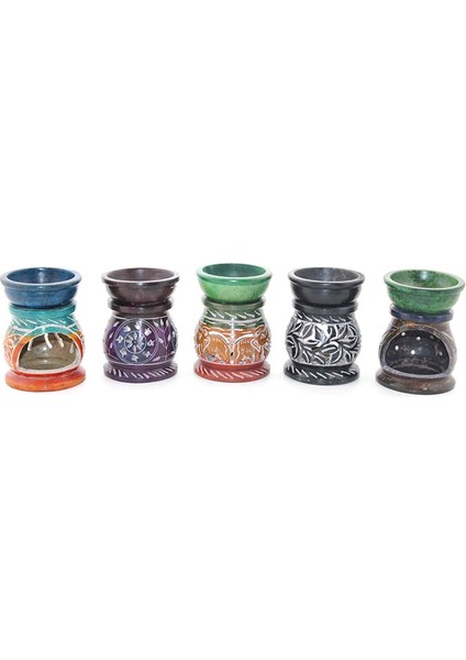 Obsidian Taşı Buhurdanlık KSK2232 - Lisinya