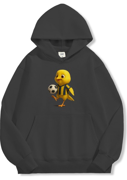 Unisex Sweatshirt Oversize Hoodie Fener Chick fırsatları