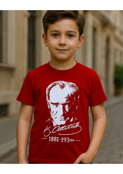 Atatürk Baskılı Çocuk Tshirt