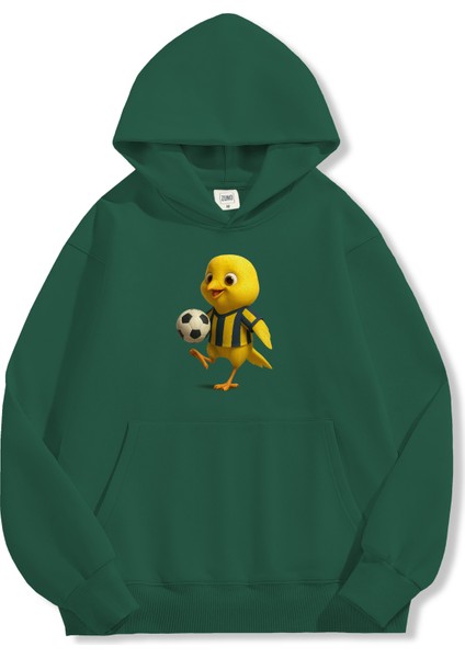Unisex Sweatshirt Oversize Hoodie Fener Chick fırsatları