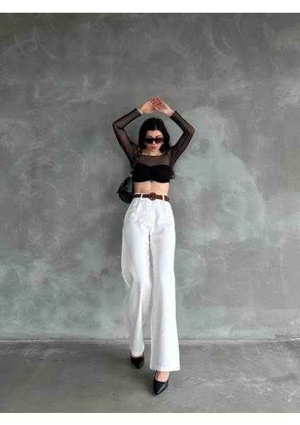 Beli Kemerli Keten Pantolon fiyatları