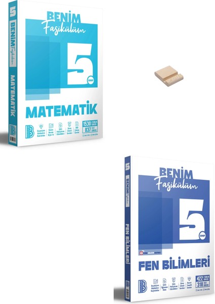 5. Sınıf Benim Fasikülüm Matematik ve Fen Bilimleri + Telefon Standı