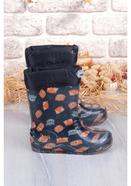 7061 Yogi Figürlü Içi Peluşlu Su Geçirmez Erkek Çocuk Kar Yağmur Çizmesi fiyatları