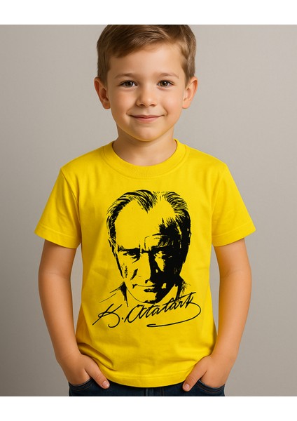 Atatürk Baskılı Çocuk Tshirt