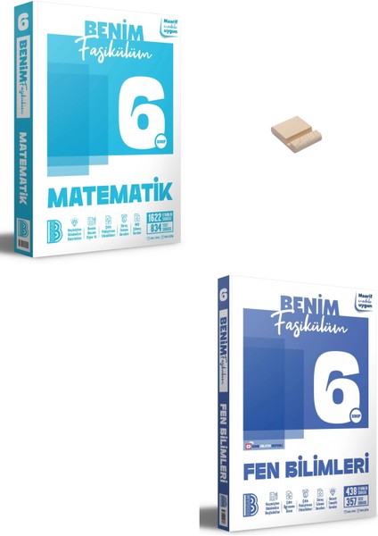 6. Sınıf Benim Fasikülüm Matematik ve Fen Bilimleri + Telefon Standı