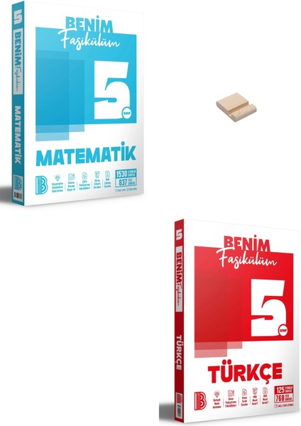 5. Sınıf Benim Fasikülüm Matematik ve Türkçe + Telefon Standı
