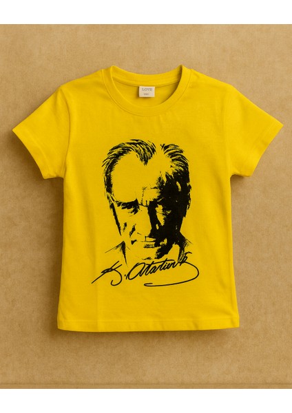 Atatürk Baskılı Çocuk Tshirt fiyatları