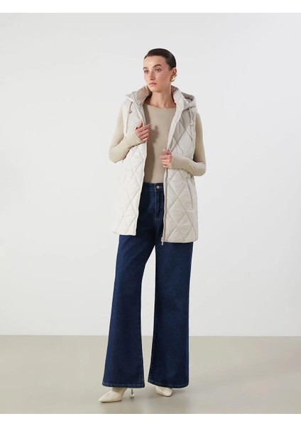 Kapüşonlu Kapitone Kadın Şişme Yelek (W5) fiyatları