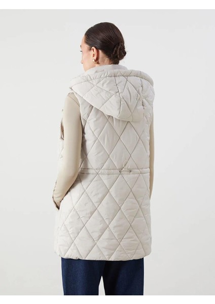 Kapüşonlu Kapitone Kadın Şişme Yelek (W5) indirimleri