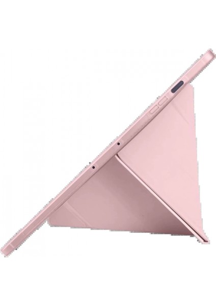 iPad Pro 13 (2024) Kılıf Kalemlikli Hugo Tablet Kılıfı - Rose Gold fiyatları