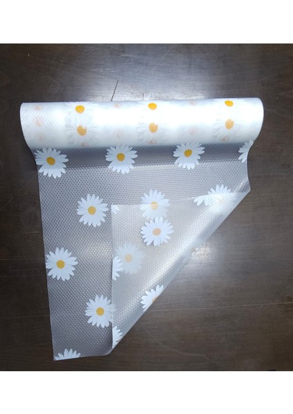 10 Metre x 45 cm Buz Dolabı Desenli Şeffaf Dolap Içi, Çekmece Raf Örtüsü Kaydırmaz fiyatları