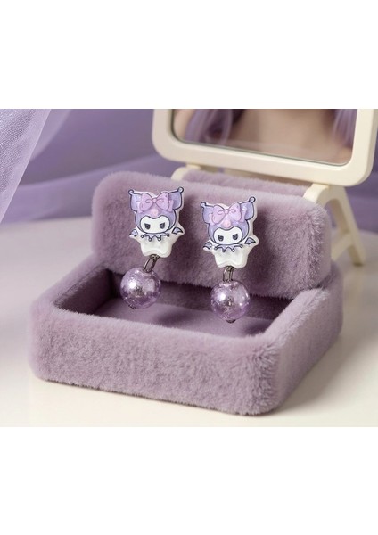 Kuromi Deliksiz Kıstırmalı Çocuk Küpe fiyatları