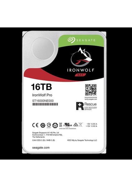 16TB Seagate Ironwolf 7200 256M Nas ST16000NT001 fırsatları
