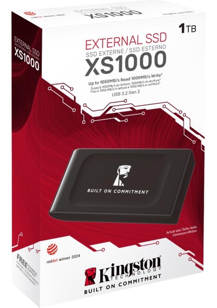 1tb Kıngston Usb3.2 Gen2 SXS1000/1000GA Boc 1050/1000MB/S modelleri