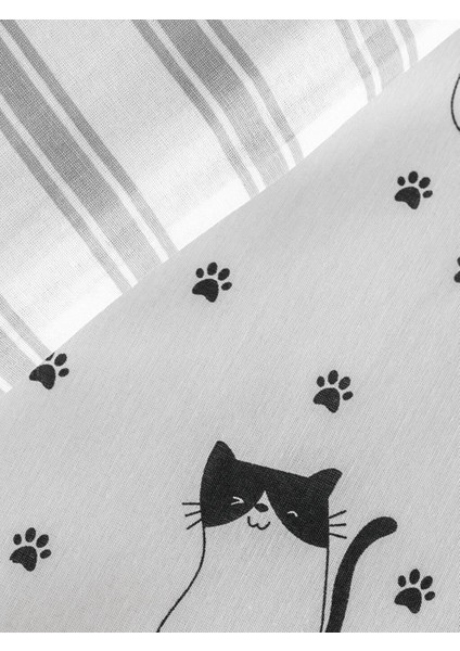 Kedi Baskılı Tek Kişilik Nevresim Seti (W5) indirimleri