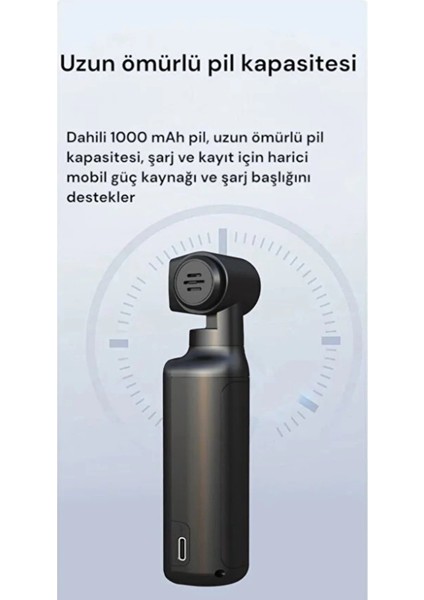 4K Ultra Hd 270° Döndürülebilir Su Geçirmez Wifi Vlog Spor ve Aksiyon Kamerası indirimleri