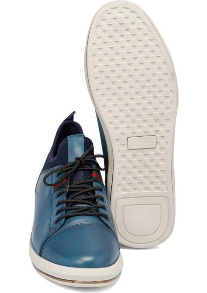 Mavi Hakiki Deri Erkek Sneaker - E24I1AY56623-J61