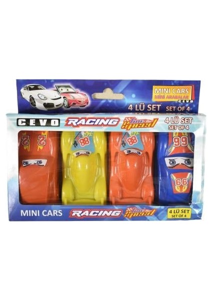 Nazar 4 Lü Mini Araba Seti K165