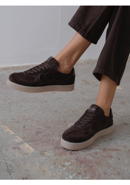 Almir Kahve Süet Hakiki Süet Kadın Spor Ayakkabi indirimleri
