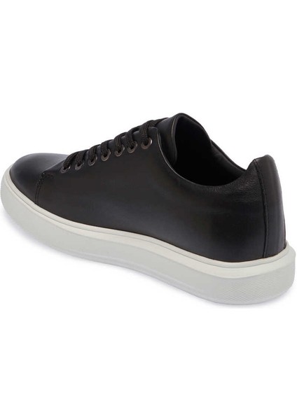 Siyah Hakiki Deri Erkek Sneaker - E24I1AY56625-A23 indirimleri