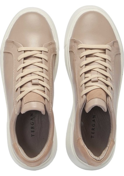 Vizon Hakiki Deri Erkek Sneaker - E24I1AY56603-A44