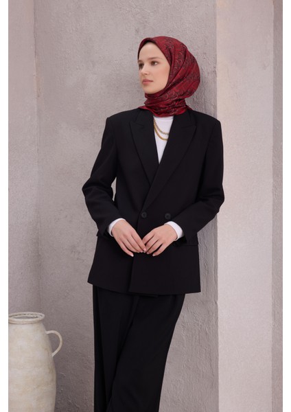 Geometrik Desen Ipek Twill Eşarp 4214D01 31 fiyatları