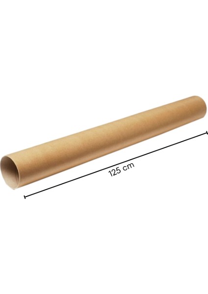 Postüp Karton Silindir Kutu - Ambalaj (125 x 7,6 Cm) Kapaklı fiyatları