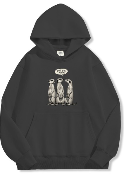 Unisex Sweatshirt Oversize Hoodie Did You Fart fırsatları