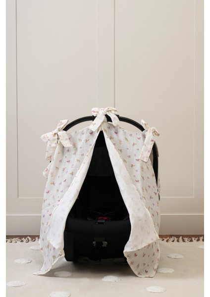 %100 Pamuk Muslin Puset Örtüsü – Büyülü Bahçe Koleksiyonu 110X70 cm Fiyonklu fiyatları