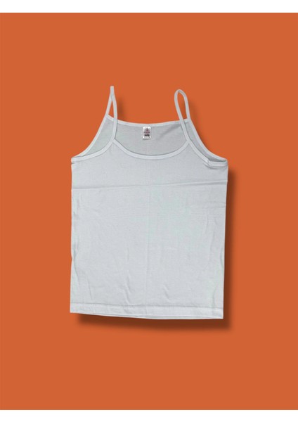 Ekonomik Ince Askılı Kız Çocuk Pamuklu Atlet 6'lı Paket fiyatları