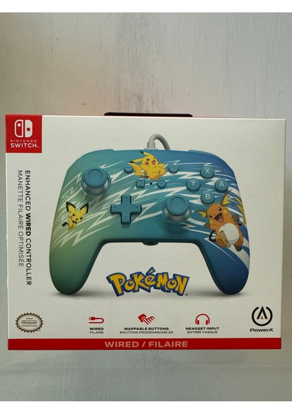 Nintendo Switch Powera Pokemon Kablolu Oyun Kolu 3m Kablo