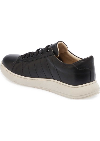 Siyah Hakiki Deri Kadın Sneaker - K24I1AY67138-A23