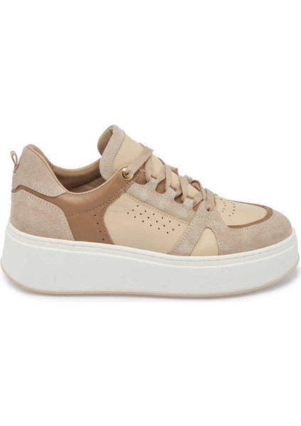 Vizon Hakiki Deri Kadın Sneaker - K24I1AY67133-A02