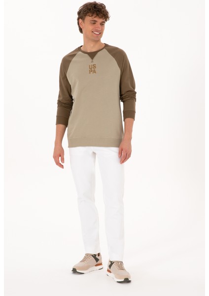 Erkek Haki Sweatshirt 50315420-VR027 fırsatları