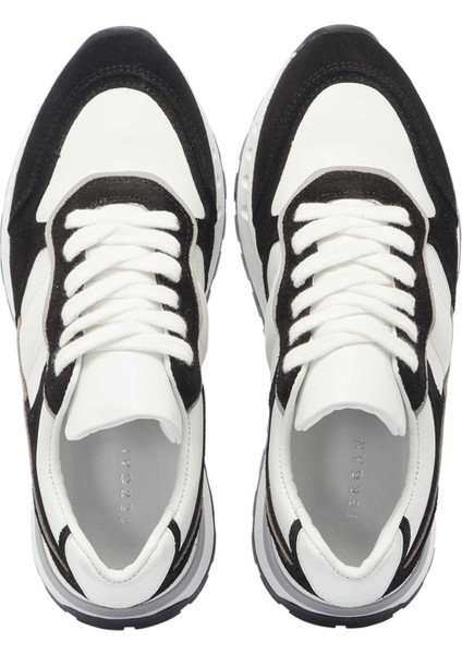 Siyah Hakiki Deri Kadın Sneaker - K24I1AY67136-A01