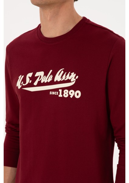 Erkek Bordo Sweatshirt 50316315-VR014
